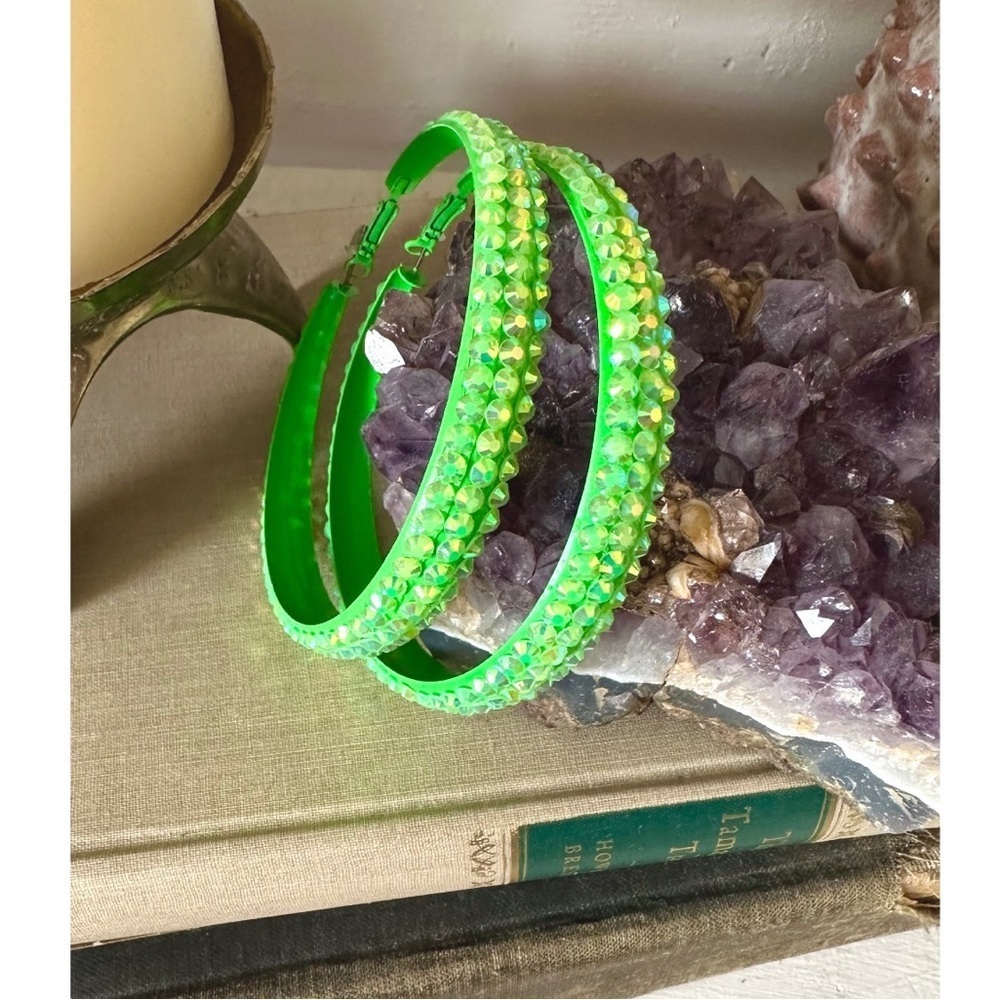Rhinestone hoops